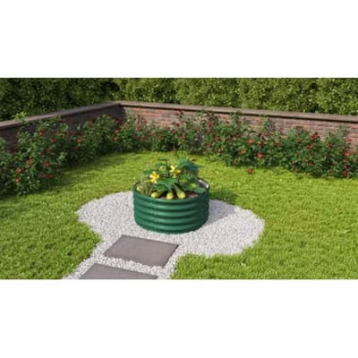 Vitavia Plantenbak Vita - Zeewier - Metaal - 82,1x82,1x40,1cm
