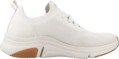 Skechers Slip-ins BOBS Sparrow Flex - Dames Schoenen Slip-On Sneakers Wit 117580-OFWHT , Maat: EU 38 UK 5