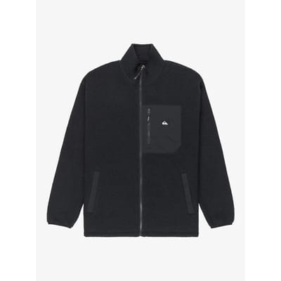 Quiksilver Clean Coast Fleece Met Volledige Rits Zwart L Man