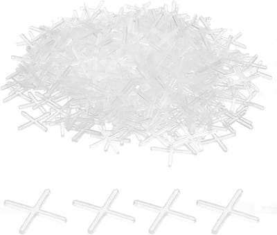 QUARKZMAN 100 stuks tegelafstandhouders 1,5 mm hard plastic kruis tegelnivellerer afstandhouders installatie keramische afstand clips voor wandvloer