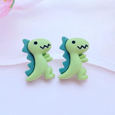 20 stuks Gemengde Hars Schattige Draak Cartoon Dinosaurus platte achterkant Cabochon Miniatuur patroon applicatie ornament knutsel DIY scrapbook