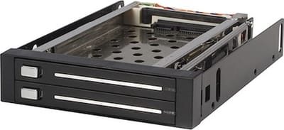 StarTech.com 2 Drive 2.5in Trayless Hot Swap SATA Mobile Rack Backplane