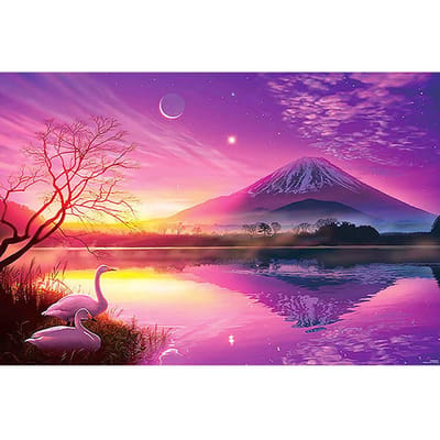 5D DIY Diamond schilderij zonsondergang landschap borduren kruissteek strass mozaïek Home Decor 20X30CM pink