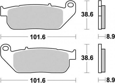Plaquette de frein AP Racing pour Moto Harley Davidson 1200 Xl V Seventy Two 2012 à 2013 AV Neuf