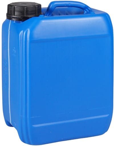5 liter jerrycan - voor water en gevaarlijke vloeistoffen - blauw
