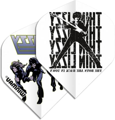 Dart Flights - Vliegjes Set - Darten - Extra Sterk Polymetronisch - Standaard Maat - Dubbelzijdig Wit