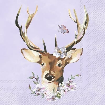 IHR Lunch servetten - Janne lilac