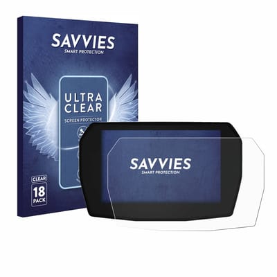 Savvies - Screenprotector voor Ducati Multistrada V2 2025 - Folie Beschermfolie transparant 18 Stuks