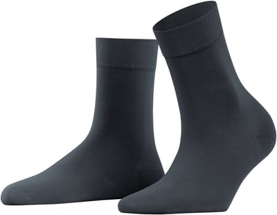 FALKE Fine Softness lichte gevoel elegant materiaal halfdoorzichtig 50 DEN sokken dames grijs - maat 35-38