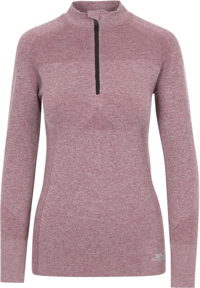 Trespass Dames Lange Mouw Pelina Zip - Vrouwelijke Actieve Top Tp75