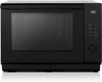 QORA® Stoomoven - Zwart - 46cm x 52cm x 35cm