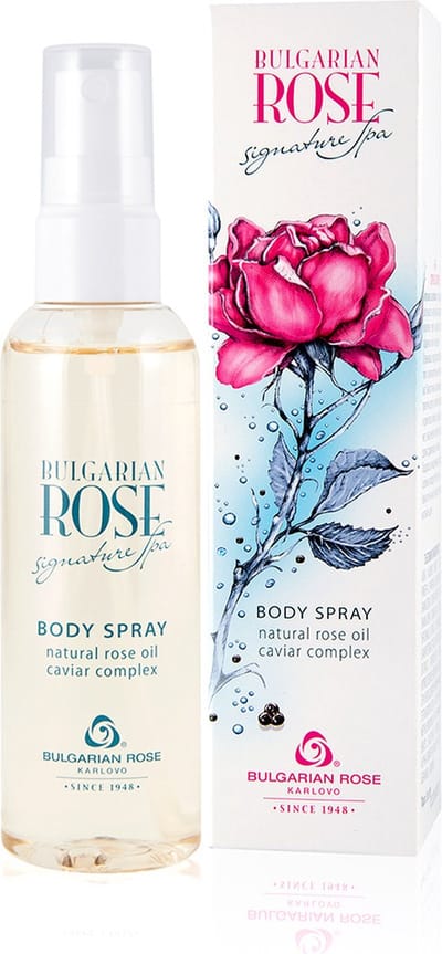 Body spray Signature Spa | Betoverende body mist met kaviaar-complex en 100% natuurlijke Bulgaarse rozenolie en rozenwater