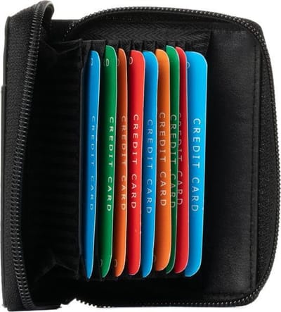 Pasjeshouder - Pasjeshouder mannen - Cadeau voor man - Pasjeshouder vrouwen - Creditcardhouder heren - Creditcardhouder dames - Pasjeshouder mannen met portemonnee - Vrouwen cadeautjes - Cadeau - Sale - Kado - Kado man - Gadgets mannen