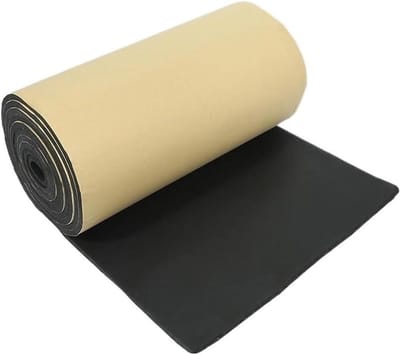 Isolatiemat - Geluiddemper - Auto Geluid Dempen - Zelfklevend Aluminium - 5mm x 100cm - Zilverkleurig