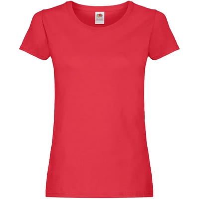 Dames-T-shirt Fruit of the Loom Original