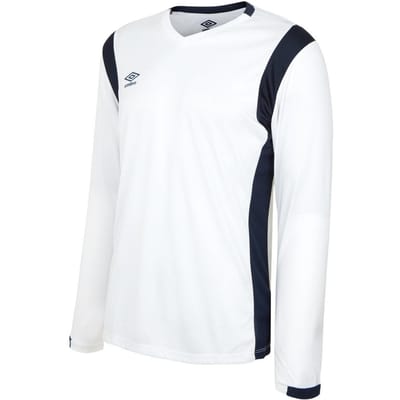 Umbro Heren Spartan trui met lange mouwen (Witte/duistere marine)