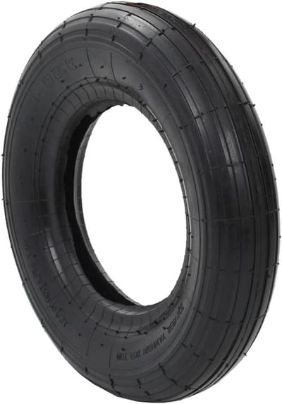 Kruiwagen Band - Reservewiel Rubber - Materiaal Transport - Lekbestendig Ontwerp - 3.50-8 - Zwart