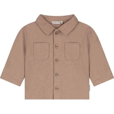 Sweet Petit baby blouse Dark Sand Melange 56 heren