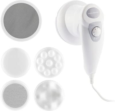 5-in-1 Elektrische Anti-cellulitis Massager met Vibratiemassage en 4 Uitwisselbare Koppen