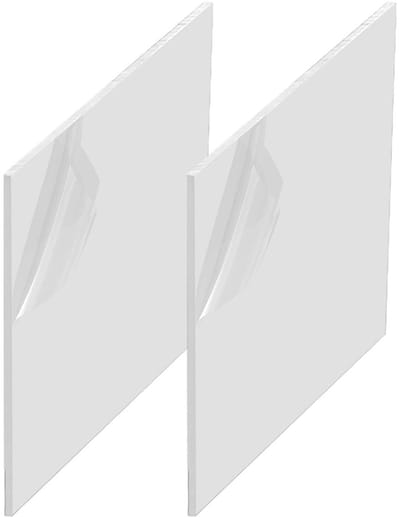 Dunne ABS Plastic Platen 30 x 20 cm voor Modelbouw, Creatieve Klussen en Decoratie - Set van 2 Stuks