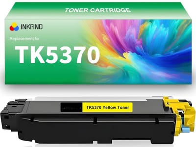 INKFIND TK5370 Geel tonercartridge compatibel met Kyocera TK5370 TK-5370 Geel toner cartridge - 1-pack Geel