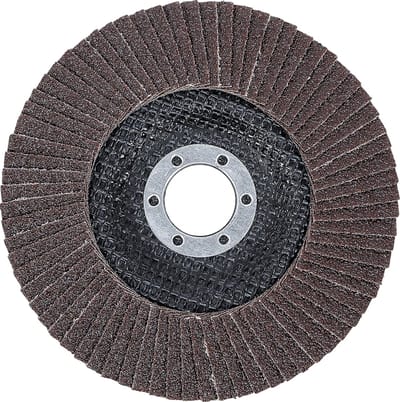 Lamellenslijpschijf - Slijpschijf - Metaal bewerken - Aluminiumoxide korrel - Ø 125 mm K60