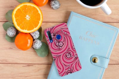 Honor 20 Lite Hoesje maken Swirl Pink