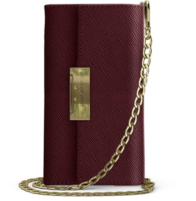 iDeal of Sweden Crossbody Wallet Saffiano Burgundy iPhone 8/7/6/6S