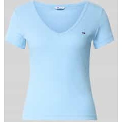 T-shirt Korte Mouw Tommy Jeans TJW SLIM ESSENTIAL RIB V SS