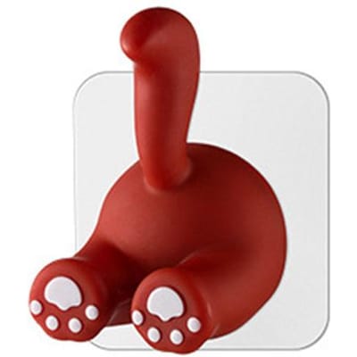 Leuke Cartoon Dier Staart Muurhaken Multifunctionele Plakhaakjes voor Ophangen Tandenborstel Douche Thuis