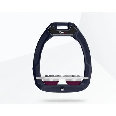Veiligheidsstijgbeugels Plat Ultra Grip Groen/Grijs/Paars Flex-On Safe-On