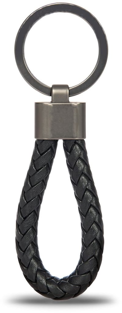 Porsche Design sleutelhanger leer nero