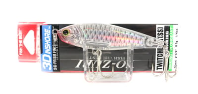 Yo Zuri Duel 3D Inshore Twitchbait 70SS langzaam zinkend kunstaas R1207-HGSH (6992) black