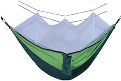 Kampeer Hangmat - Nylon Swing - Outdoor Ontspanning - Met Klamboe - Lichtgewicht - C
