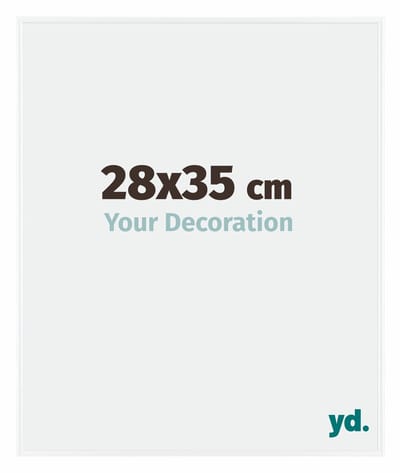 Your Decoration - Fotolijst 28x35 cm - Kunststof - Wit Hoogglans - Evry