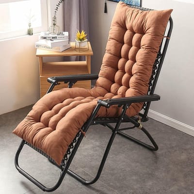 Loungestoelkussen - Zitkussen Terras - Buiten Ontspannen - Wasbaar Onderhoud - 48x160cm