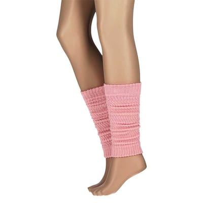 Apollo - Beenwarmers Dames Ribbed - Roze - One Size - Beenwarmers