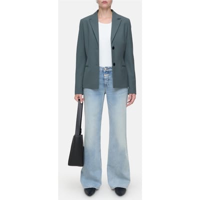 Closed Fitted Blazer Pini Green Size: XS | Blazers Outlet | Dames | Groen