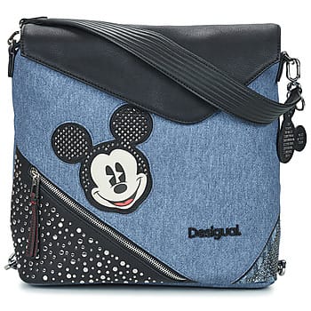 Desigual Schoudertas Rugzak Mickey Backpack Denim Dark Blue Veelkleurig