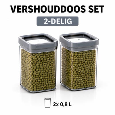 Curver - 2x Vershouddoos 0,8L - Dry Food Storage