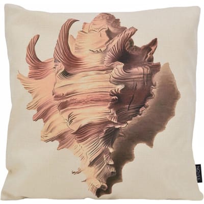 NOVÉE Sierkussen sea shell / schelp | 45 x 45 cm | katoen/linnen