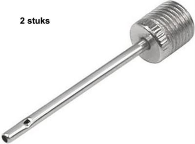 CHPN - Naald voor ballenpomp - Bal oppompen - Ballennaald - 5 stuks - Ballenpomp Naalden - 8mm Schroefdraad - Ventiel en Bal Naalden - Universeel - Voetbal oppompen - Naald voor voetbal