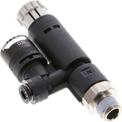 Pneumatische Drukregelaar 4mm - R1/8'' met manometer