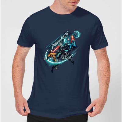 Aquaman Fight for Justice t-shirt - Navy - S