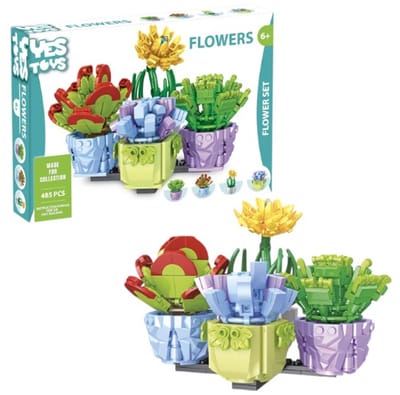 Yes Toys - Flowers assorted - bloemen, bouwset