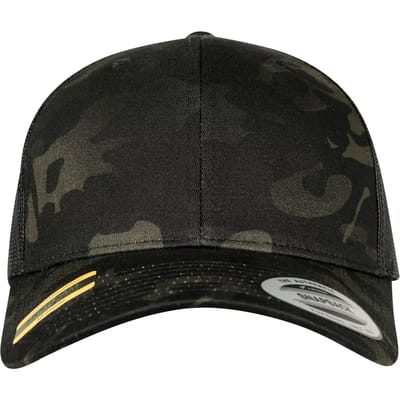 Flexfit - Retro Trucker Multicam? black multicam one size Trucker pet - Zwart