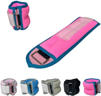 Padisport enkelgewichten 1 kg - ankle weights - enkelgewichten - polsgewicht - roze