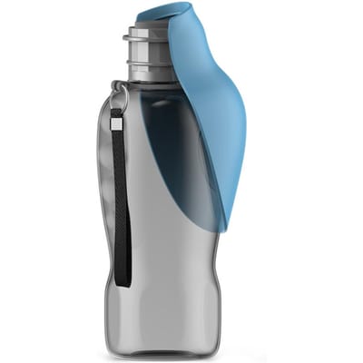 800 ml Draagbare Hondenfles Voor Grote Honden Huisdier Buiten Reizen Wandelen Opvouwbare Drinkbak Golden Retriever Benodigdheden Decoratie 800ml blauw