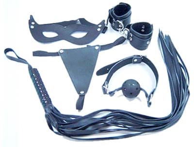 Starter SM Bondage Kit 5 Items - SM kit - Sexpakket voor koppels - Domina - Sex speeltjes - Sex toys - Erotiek - Bondage - Sexspelletjes voor mannen en vrouwen – Seksspeeltjes - Stimulator - Fetish set - SM set
