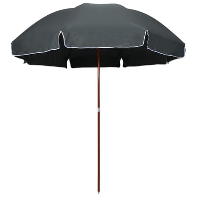 vidaXL - Parasol - met - stalen - paal - 300 - cm - antracietkleurig